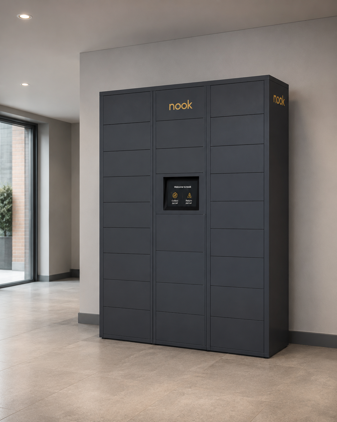 nook N32 parcel locker 32-compartment cabinet